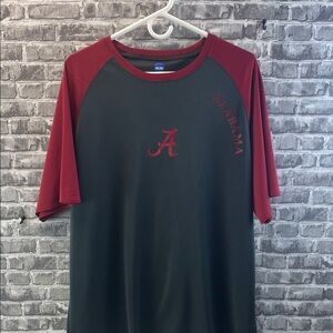 NCAA Alabama Crimson Tide Red and Black Men's Tee